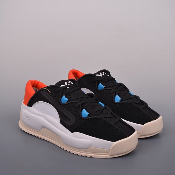 Adidas Y-3 Hokori Ii Low-Top Lace-Up Black Sneakers